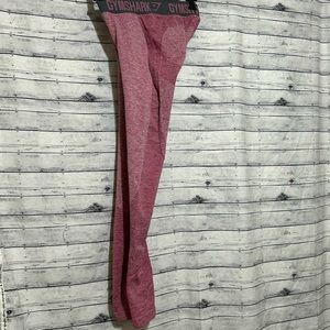 GYMSHARK pink, and gray leggings